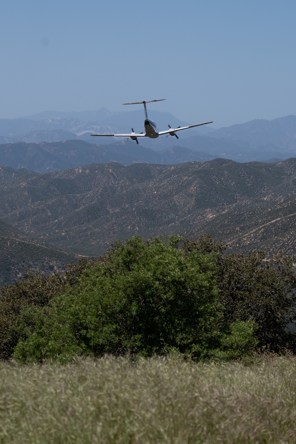 U.S. Forest Service Lead Aircraft during Modular Airborne Fire Fighting System (MAFFS) Spring Training 2024