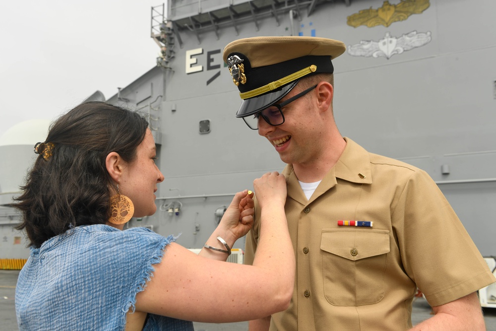 LTJG Walker Promotion