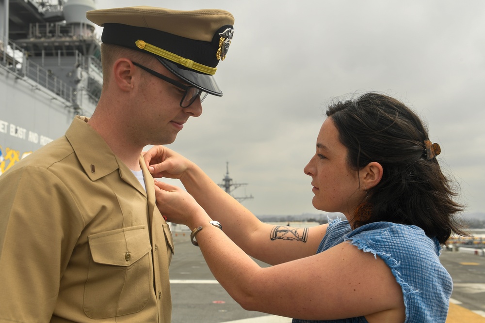 LTJG Walker Promotion