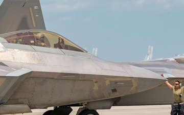 F-22 flight ops at Sentry Savannah 2024