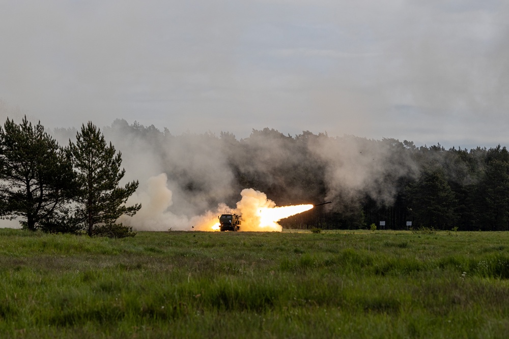 Thundering Reserves: Marines with 2nd Battalion, 14th Marines Unleash Live-fire HIMARS