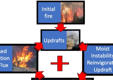 Conceptualized PyroCb Feedback Loop