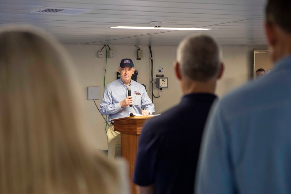 USS George H.W. Bush USO Ribbon Cutting Ceremony