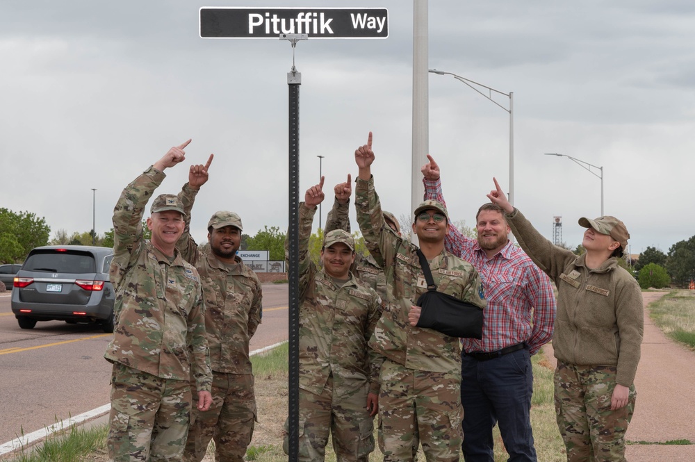 Street renamed in Pituffik Way dedication ceremony