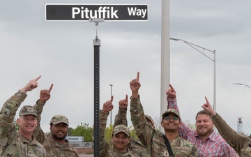 Street renamed in Pituffik Way dedication ceremony