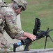 Virginia National Guard Soldier loads M249 SAW