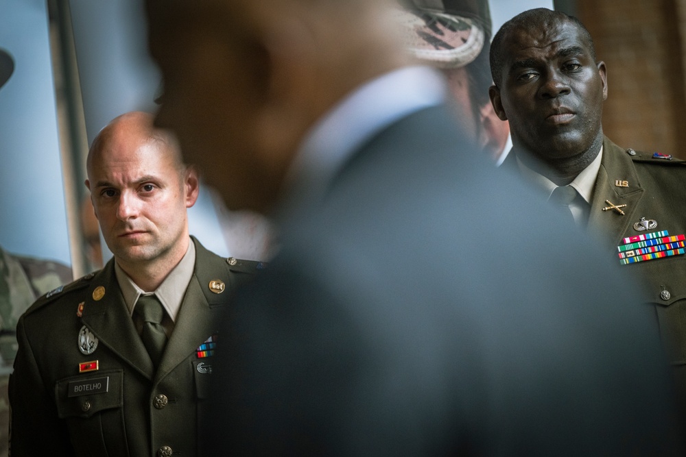 SECDEF Visits ROTC Cadets at South Carolina State University