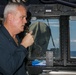 Rear Adm. Christopher Alexander, commander of Carrier Strike Group 9, visits the USS Howard in the South China Sea