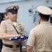 USS Tripoli Celebrates Senior Chief's Retirement