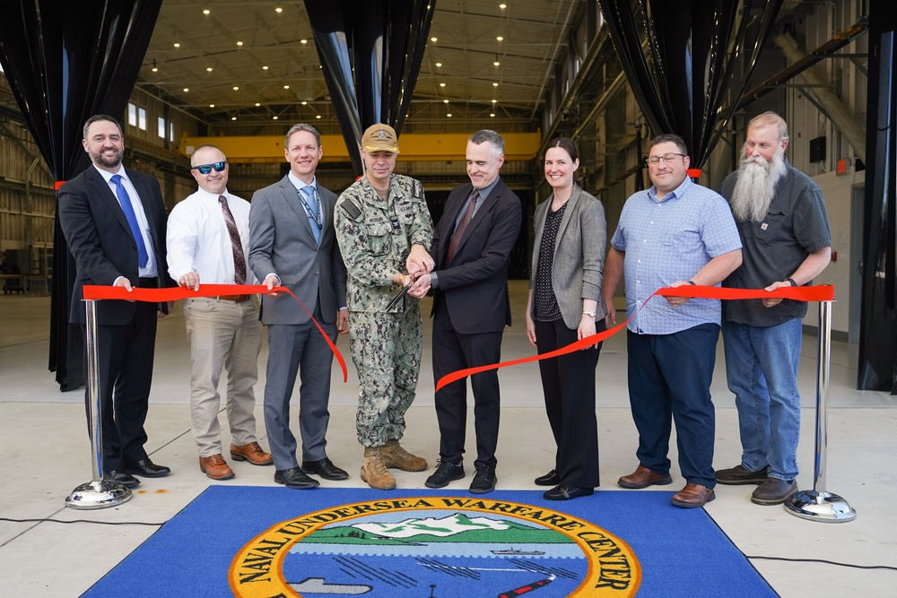 NUWC Division, Keyport holds ribbon cutting for UUV maintenance facility