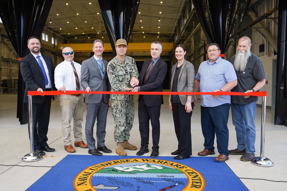 NUWC Division, Keyport holds ribbon cutting for UUV maintenance facility