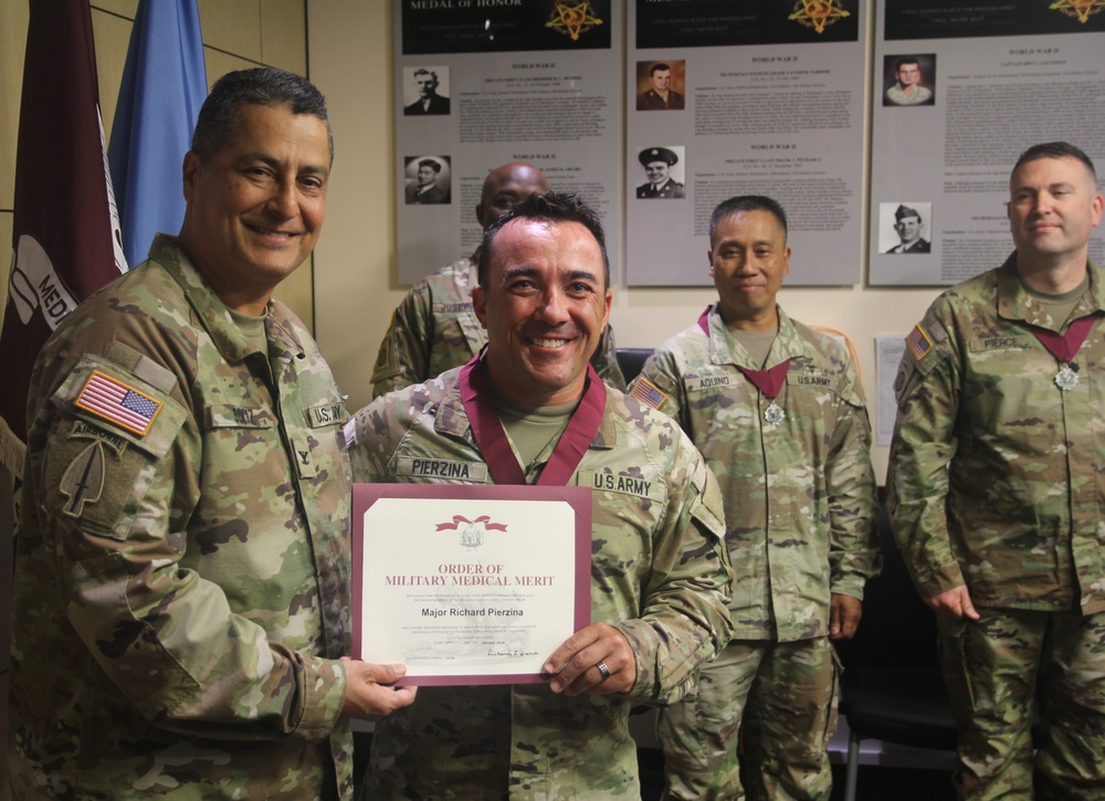 Army Officer Inducted into Prestigious Medical Order