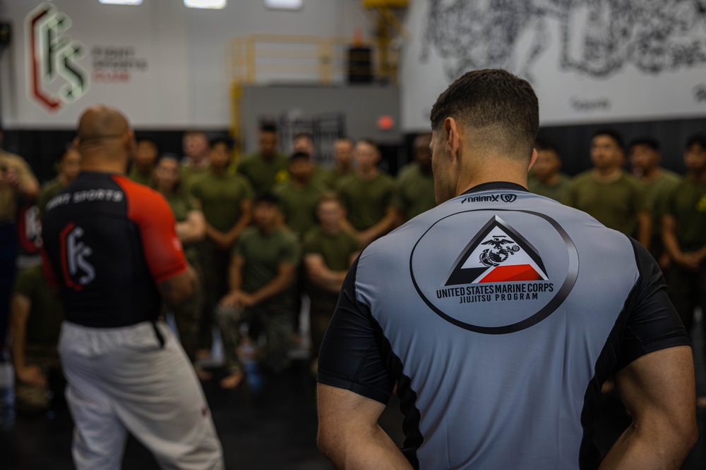 Roberto “Cyborg” Abreu Teaches BJJ Class for Fleet Week Miami 2024