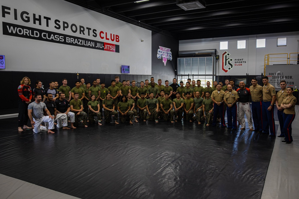 Roberto “Cyborg” Abreu Teaches BJJ Class for Fleet Week Miami 2024