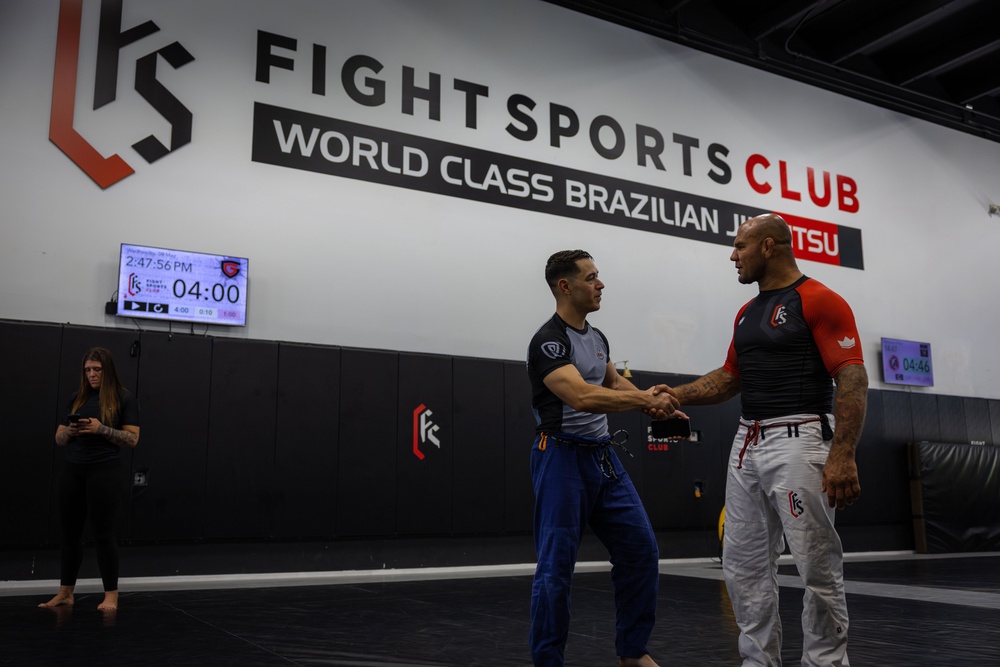 Roberto “Cyborg” Abreu Teaches BJJ Class for Fleet Week Miami 2024