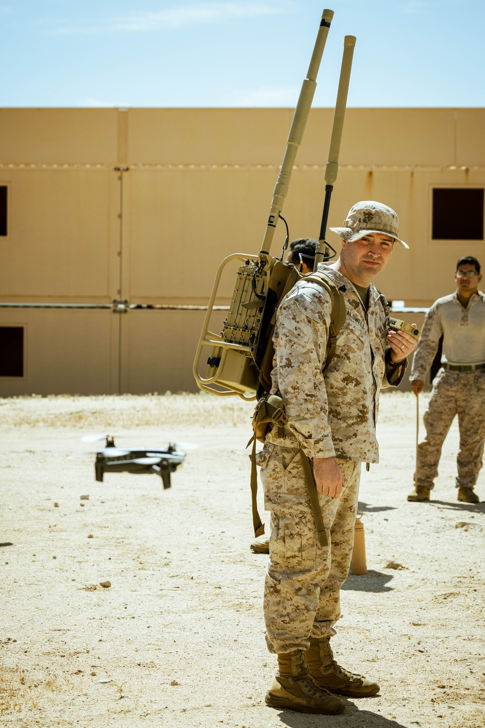 U.S. Marines conduct drone integration training