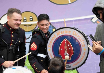 Sailors and Marines Visit Trinity Christian Academy