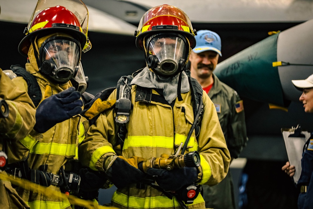 USS Theodore Roosevelt Conducts General Quarters drill