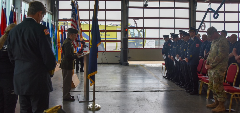 USAG Ansbach Fallen Firefighter Ceremony