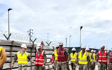Garrison command teams from across Europe tour USAG Italy Army Family Housing progress