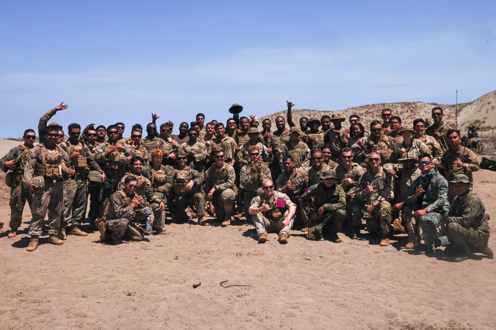 Balikatan 24 | 3-7 Field Artillery Live fire at La Paz Sand Dunes