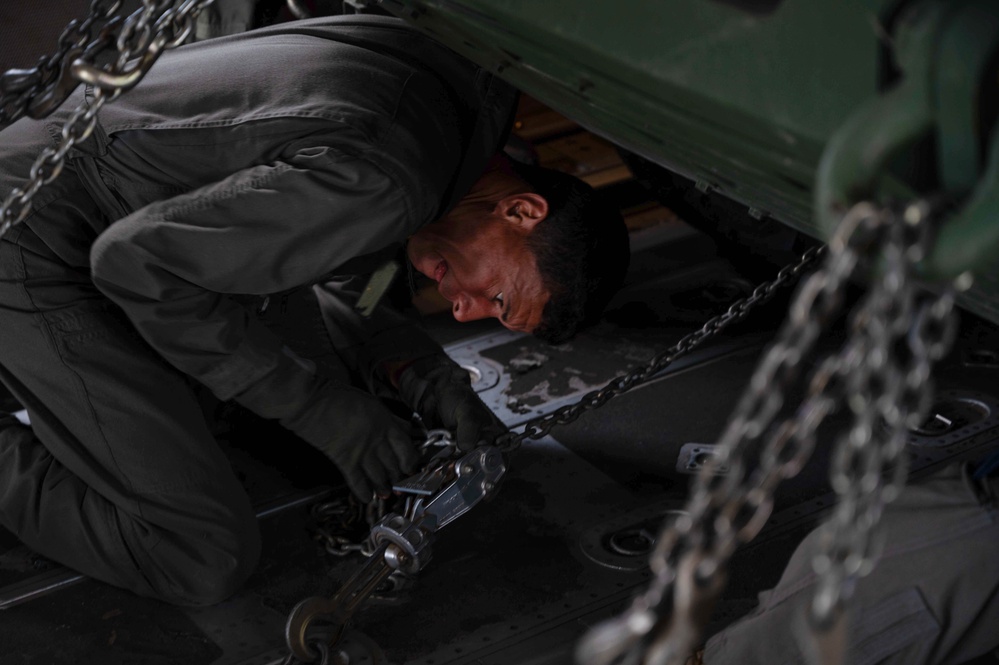 U.S. Air Force, Army conduct HIMARS load training exercise with Tunisian Air Force