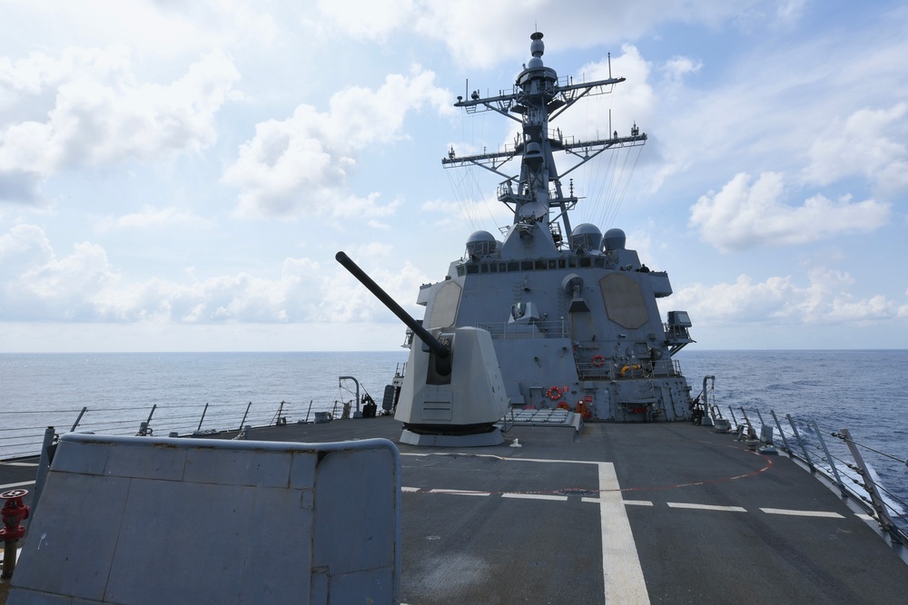 U.S. Navy Destroyer Conducts Freedom of Navigation Operation in the South China Sea