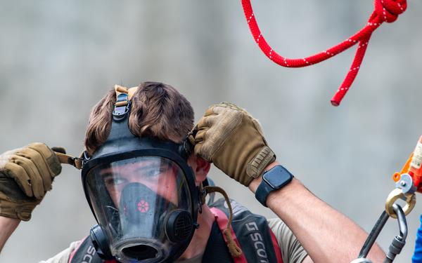 911th Technical Rescue Engineer Company competes in Rescue Challenge