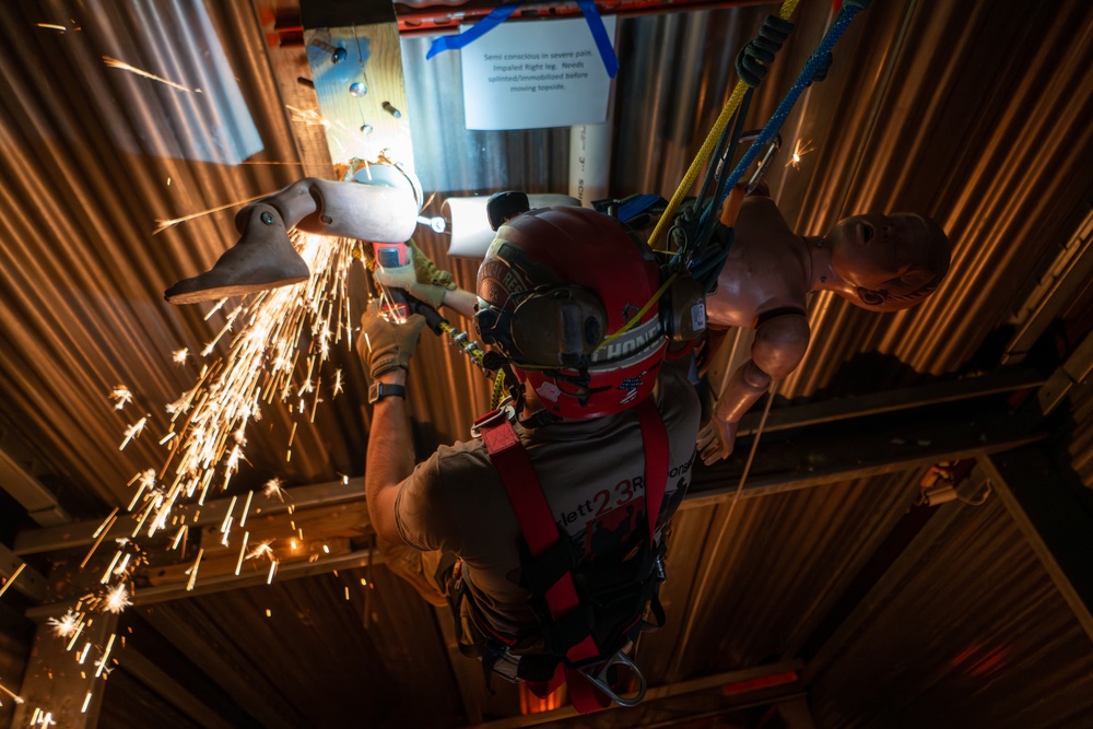 911th Technical Rescue Engineer Company competes in Rescue Challenge