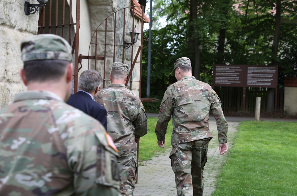 Lt. Gen. Patrick E. Matlock Visits U.S. Army Garrison Bavaria