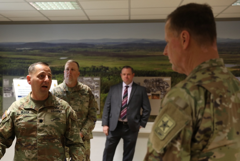 Lt. Gen. Patrick E. Matlock Visits U.S. Army Garrison Bavaria