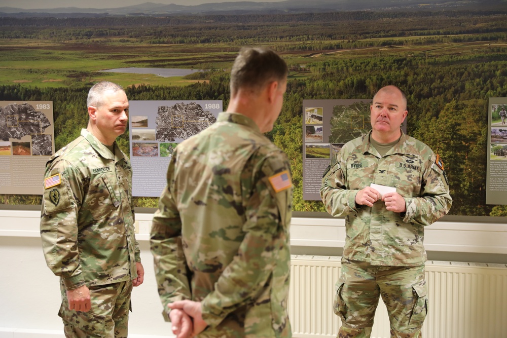 Lt. Gen. Patrick E. Matlock Visits U.S. Army Garrison Bavaria