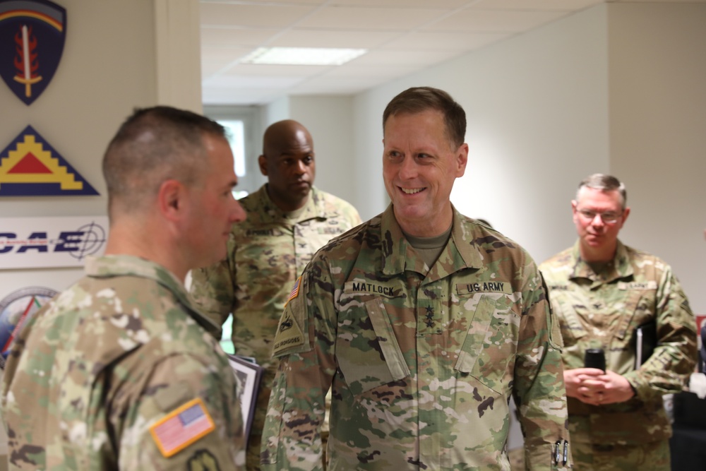 Lt. Gen. Patrick E. Matlock Visits U.S. Army Garrison Bavaria