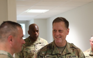 Lt. Gen. Patrick E. Matlock Visits U.S. Army Garrison Bavaria