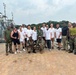 U.S. Navy Sailors cross the equator with Gabonese Navy