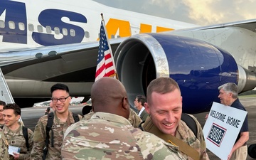 Georgia National Guard Soldiers return from overseas deployment