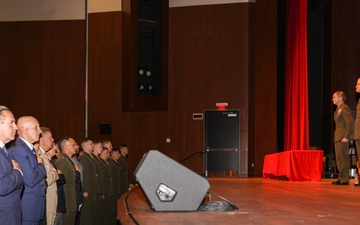 U.S. Marines and foreign service members graduate EWS