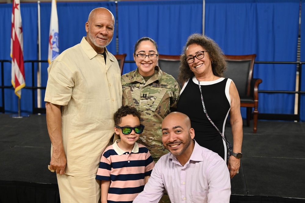 D.C. National Guard's Delta Company, 223rd Military Intelligence Battalion (LING) change of command ceremony