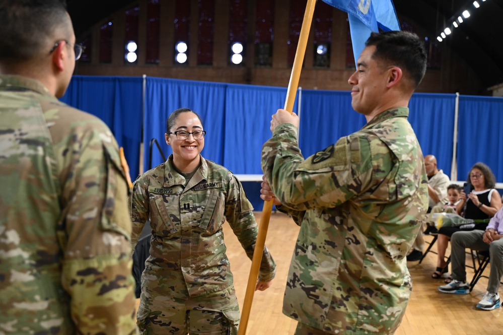 D.C. National Guard's Delta Company, 223rd Military Intelligence Battalion (LING) change of command ceremony