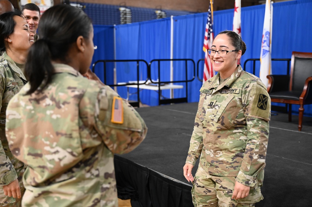 D.C. National Guard's Delta Company, 223rd Military Intelligence Battalion (LING) change of command ceremony
