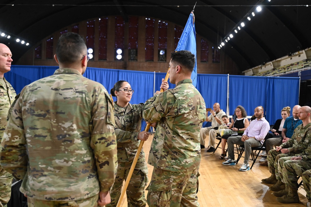 D.C. National Guard's Delta Company, 223rd Military Intelligence Battalion (LING) change of command ceremony