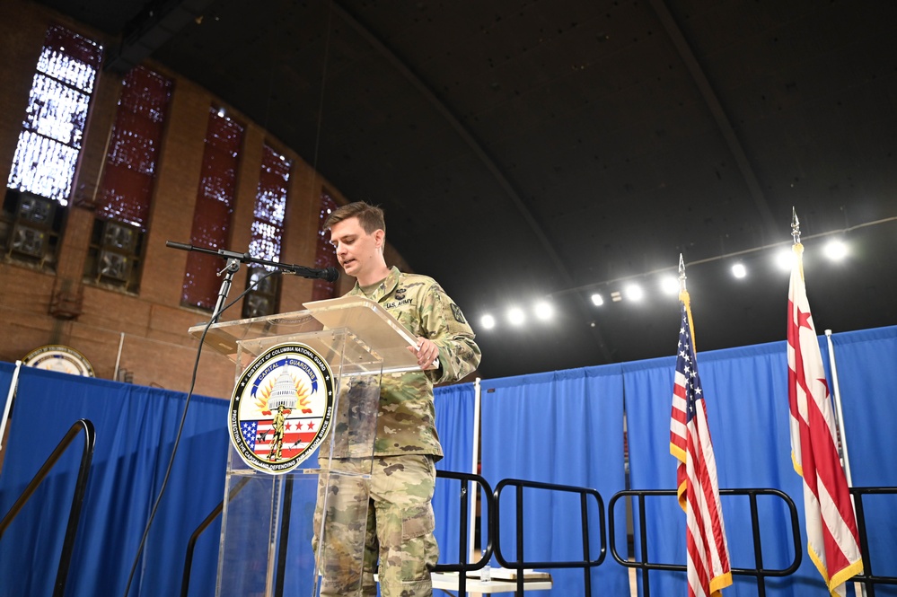 D.C. National Guard's Delta Company, 223rd Military Intelligence Battalion (LING) change of command ceremony