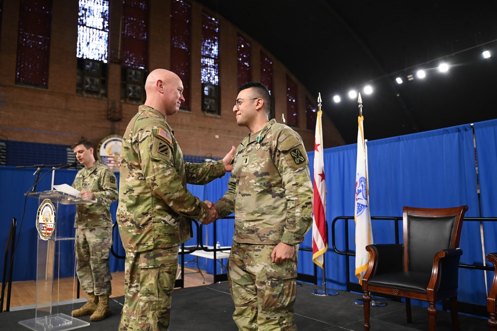 D.C. National Guard's Delta Company, 223rd Military Intelligence Battalion (LING) change of command ceremony