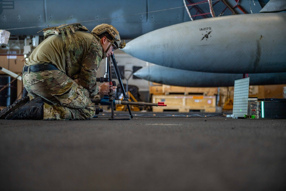 EODMU-3 Simulates Explosive Diffusion Aboard Theodore Roosevelt