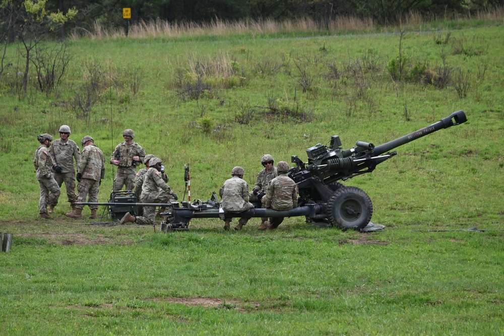 Live fire artillery