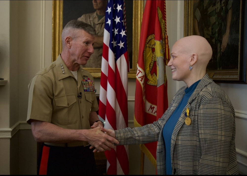 Gen. Smith Presents Distinguished Public Service Awards