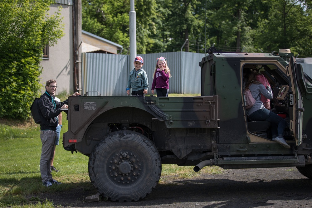 U.S. Army, Czech Soldiers and Civilians celebrate Victory in Europe Day