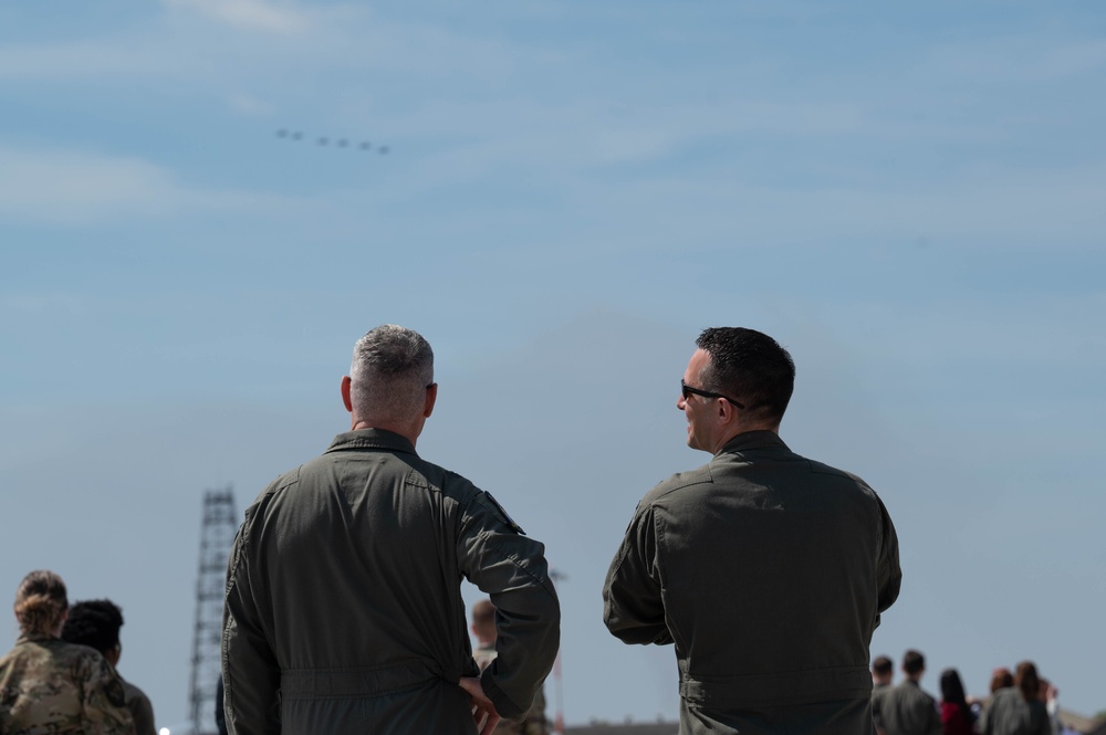 First group of 494th FS F-15s return to RAF Lakenheth