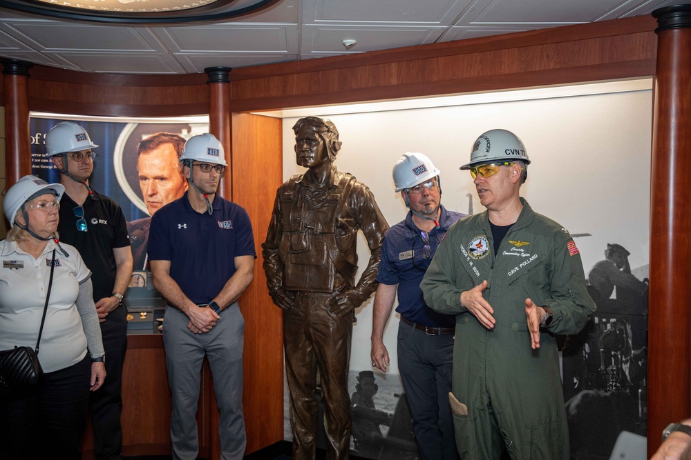 USS George H.W. Bush USO Tour