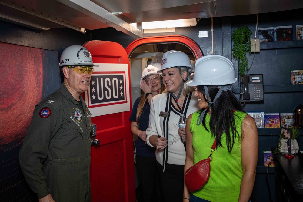USS George H.W. Bush USO Tour